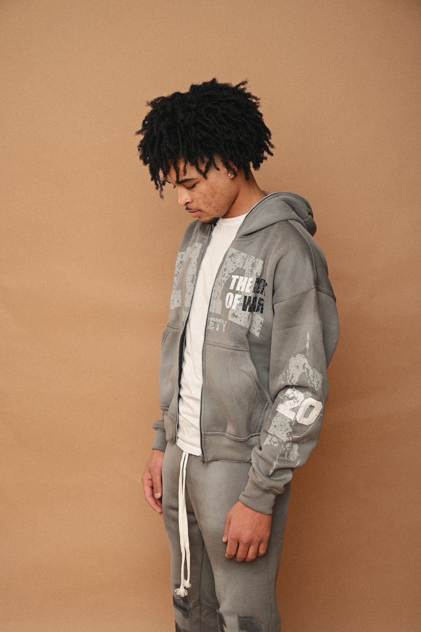 GREY “ ART OF WAR “ SWEATSUIT 2.0