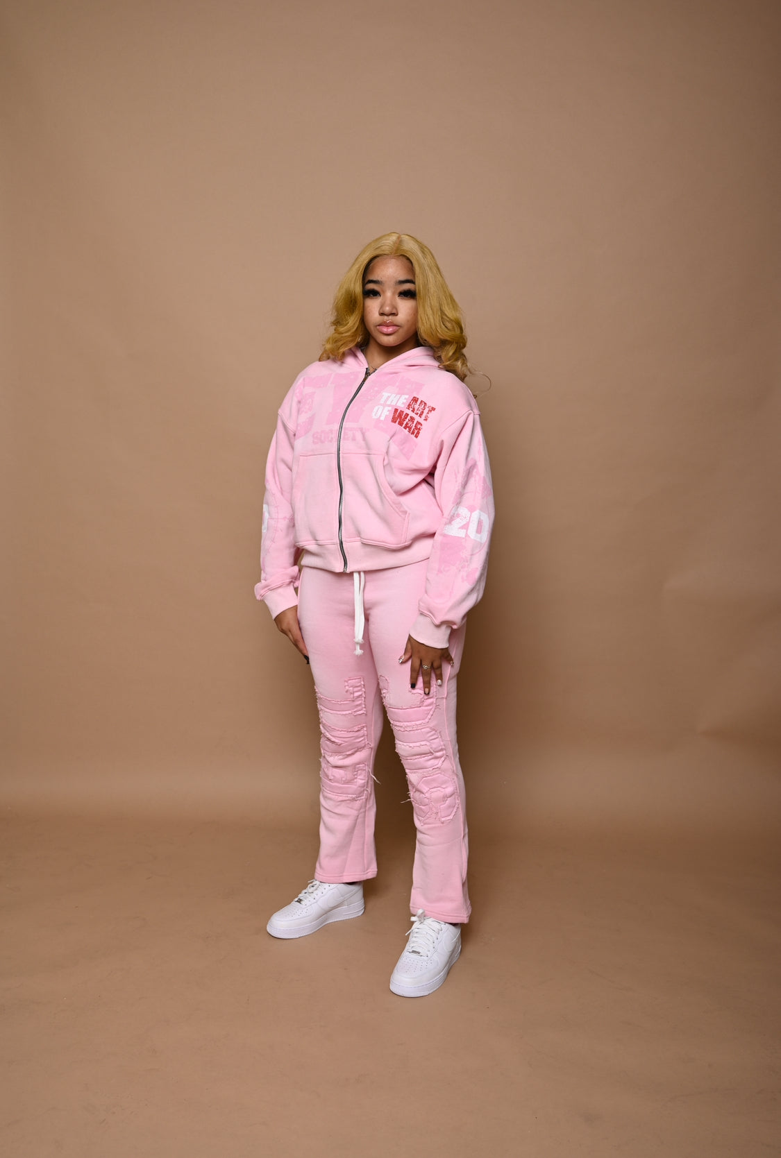PINK “ART OF WAR” SWEATSUITS