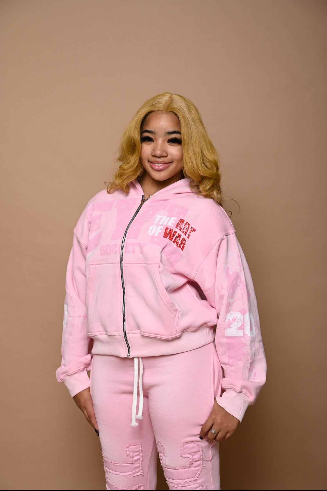 PINK “ART OF WAR” SWEATSUITS