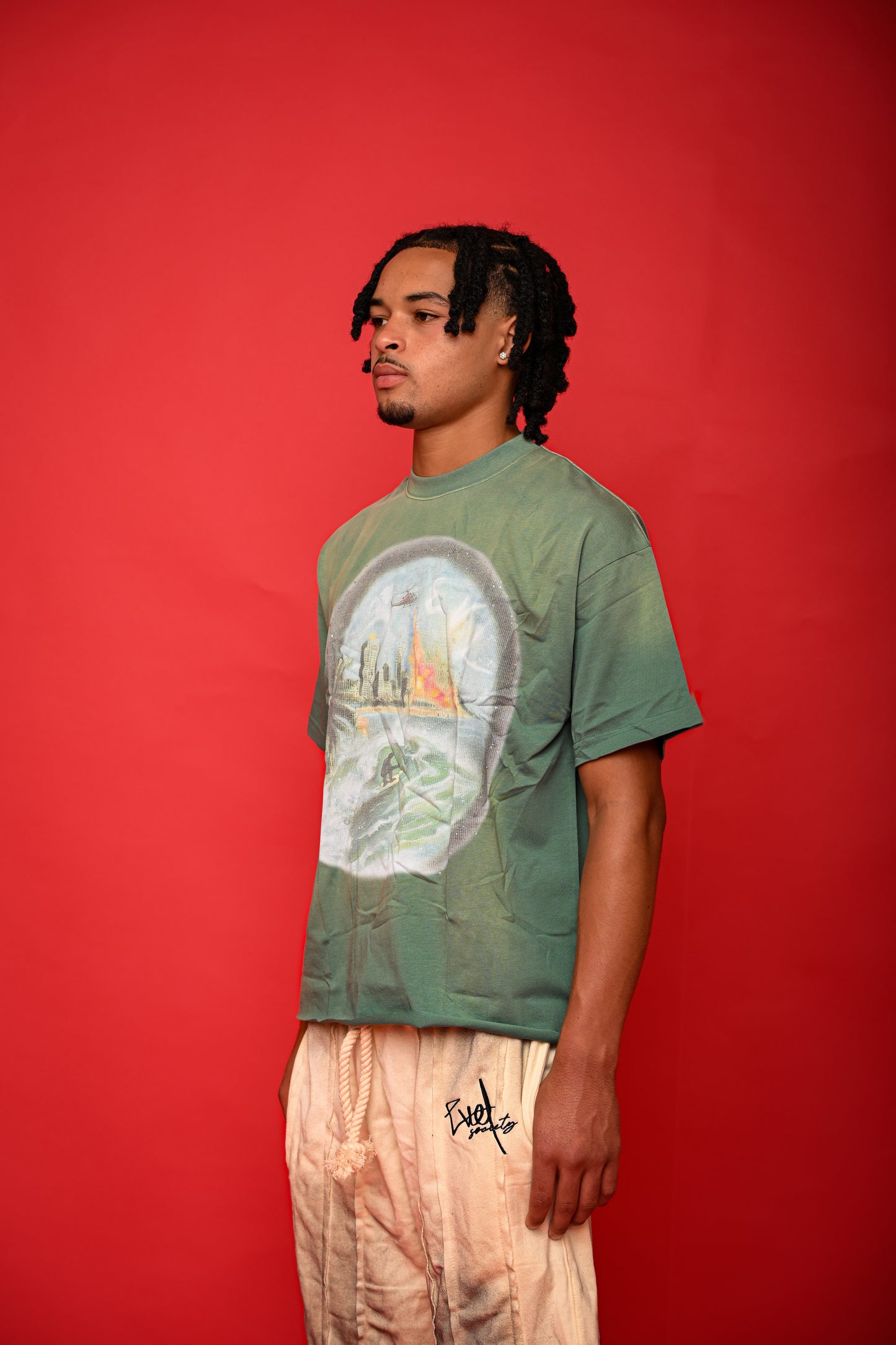 GREEN SURF ISLAND TEE