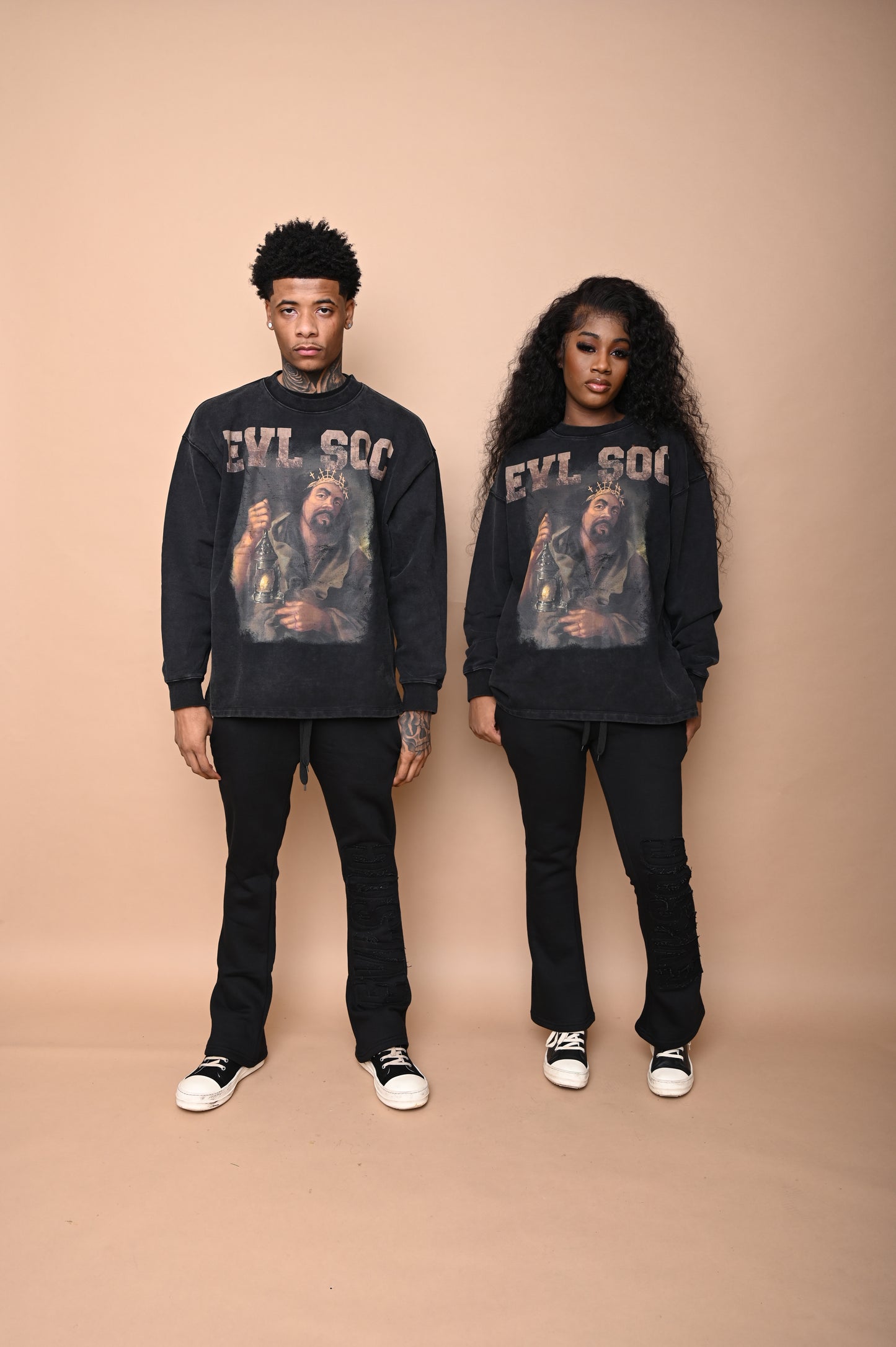 BLACK “BETRAYED BY LOVE” SWEATSHIRT