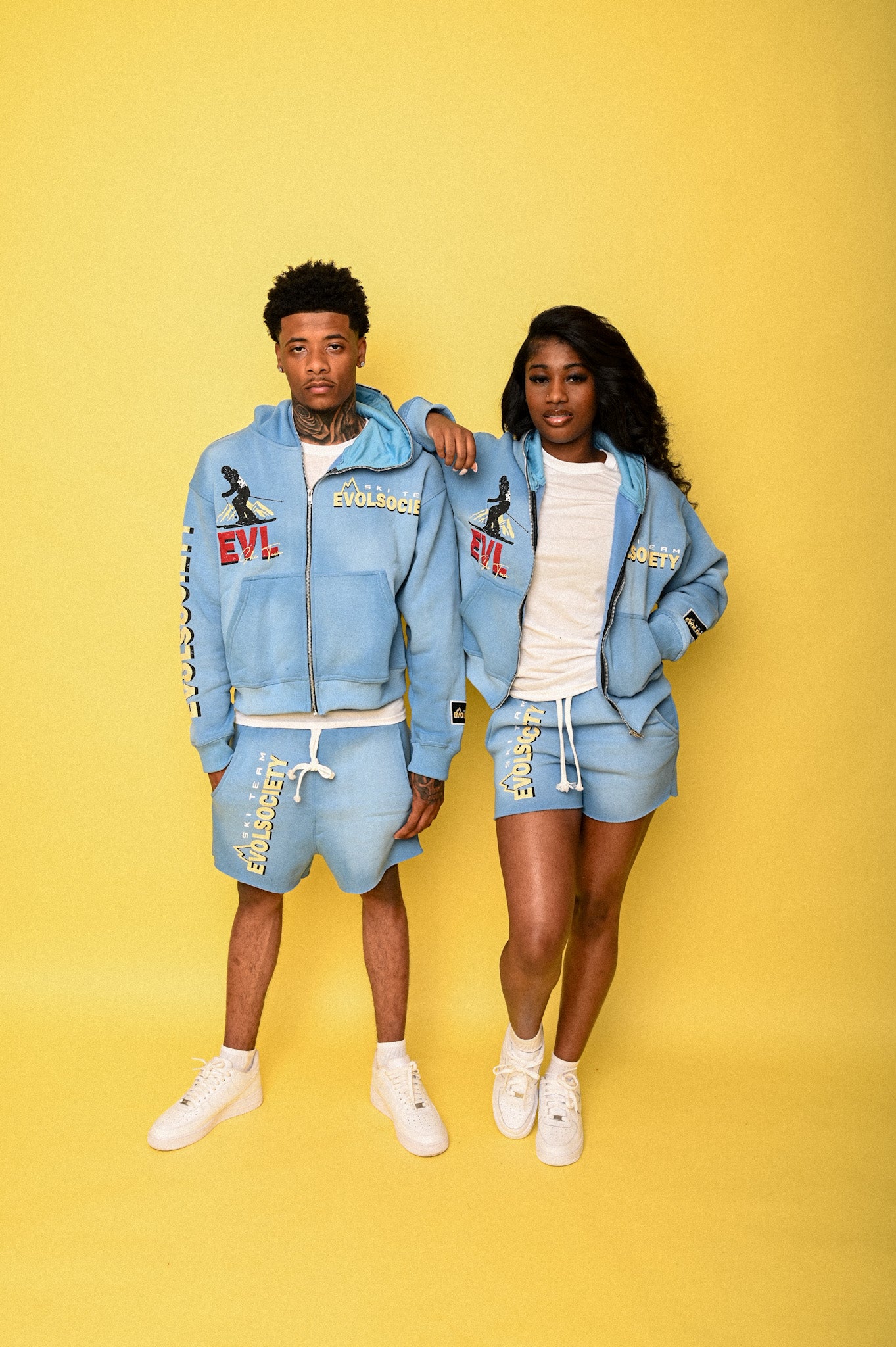 BLUE SKI SET