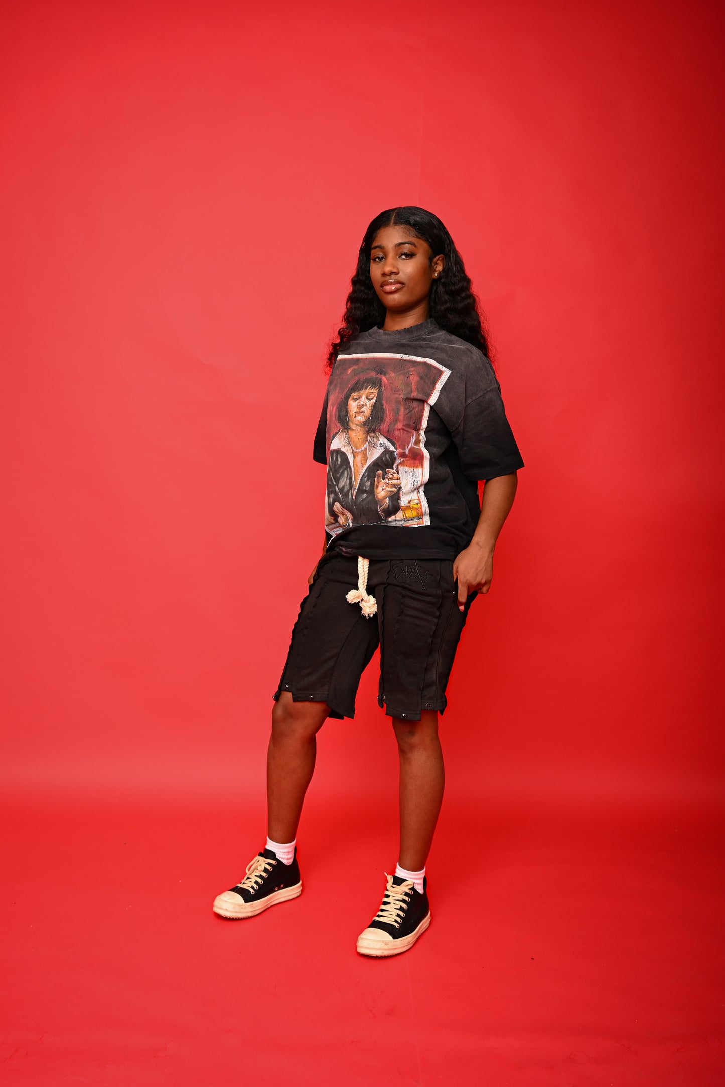 BLACK DSM TEE