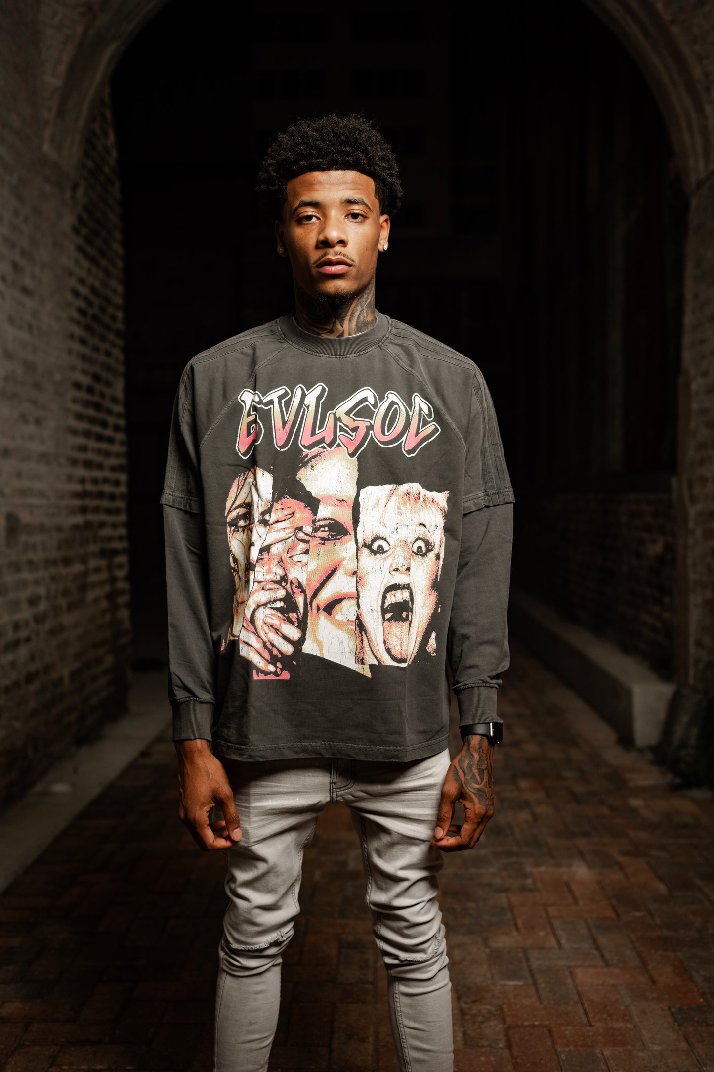 “ HOW EVL” DOUBLE LONGSLEEVE