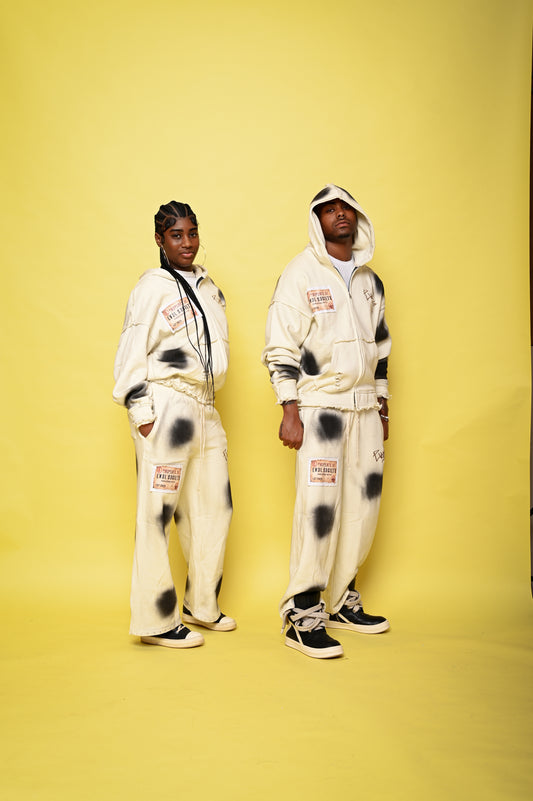 CREAM “EVL CURSIVE PATCH” SETS