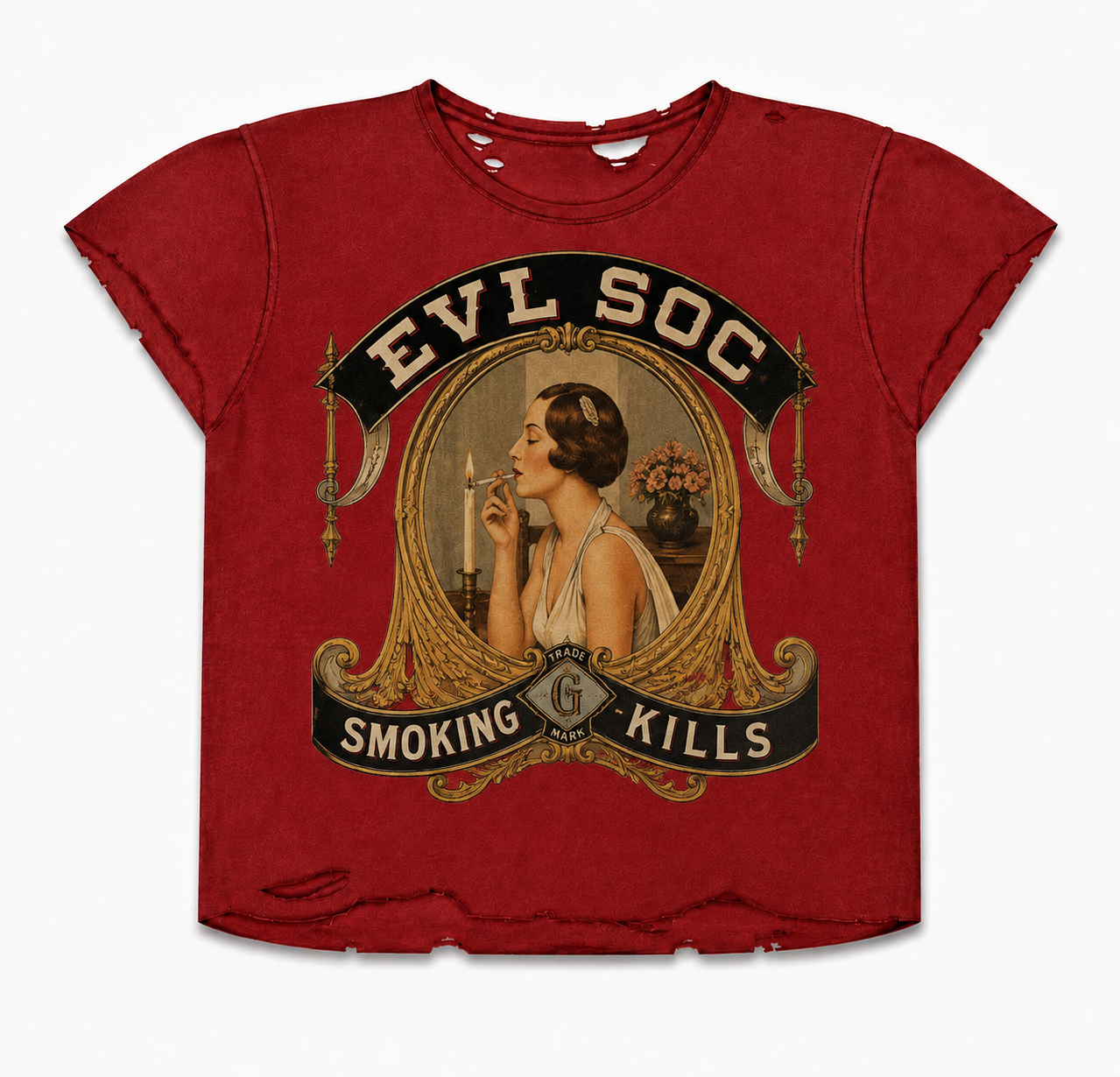 Red Smoking Kills Tee