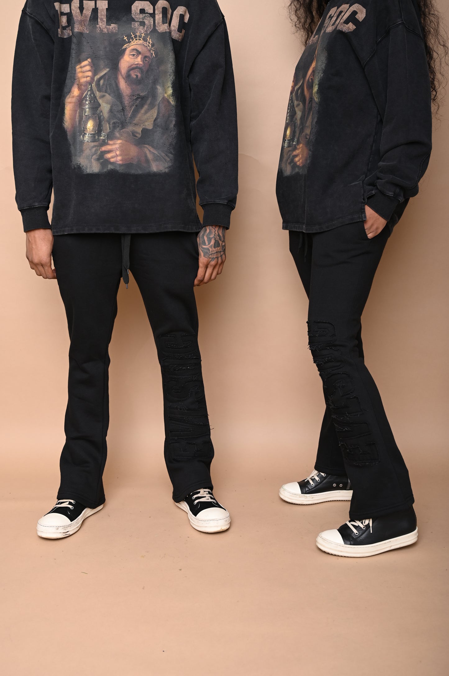 Black “EVLSOC” STACKS