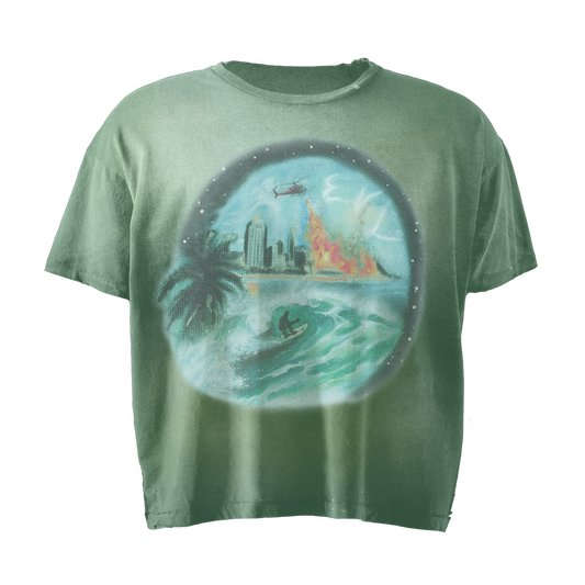 GREEN SURF ISLAND TEE