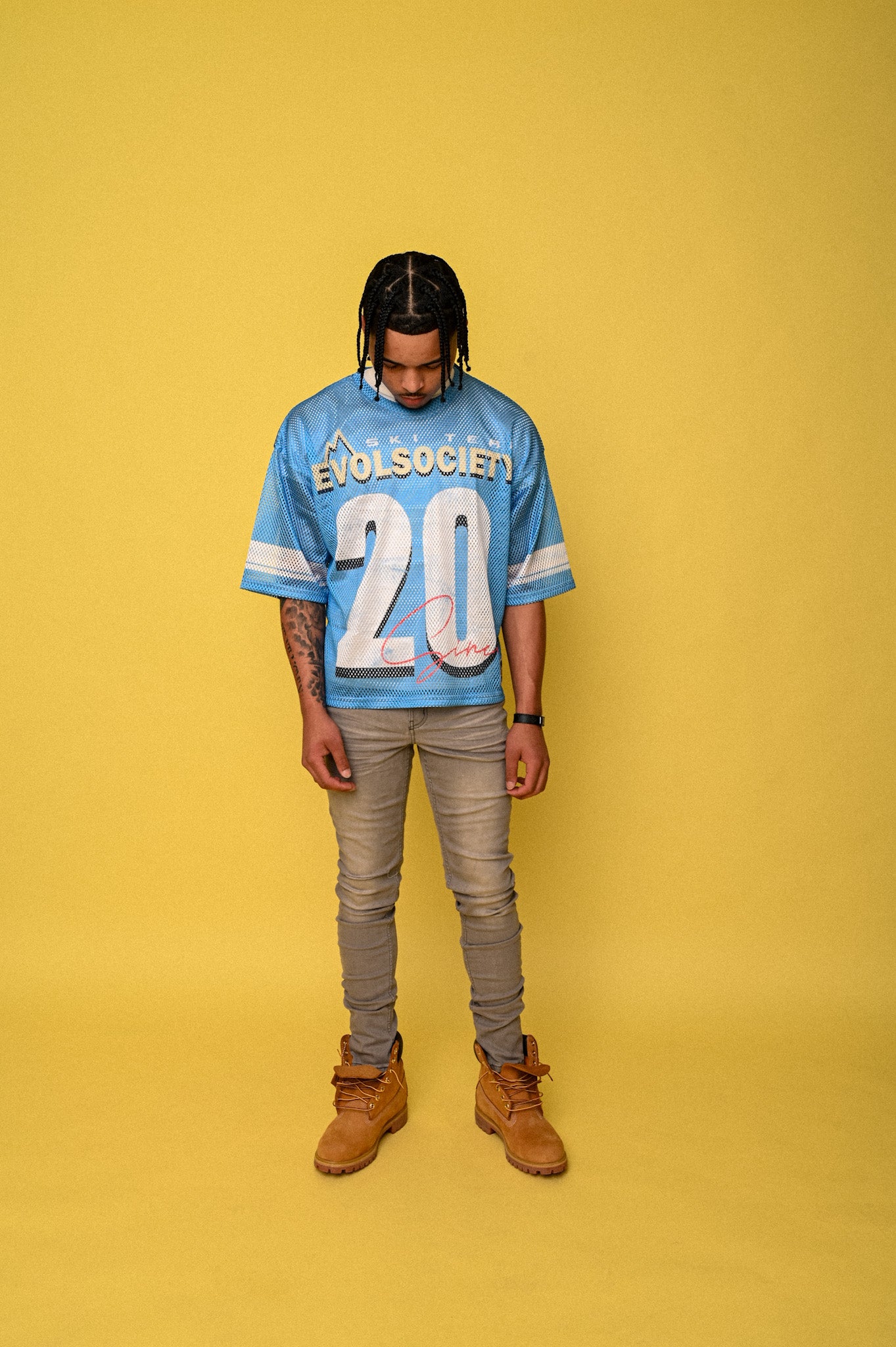 BLUE “EVL SKI “ JERSEY