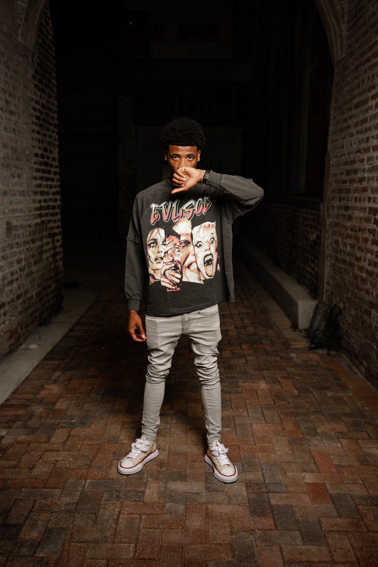 “ HOW EVL” DOUBLE LONGSLEEVE