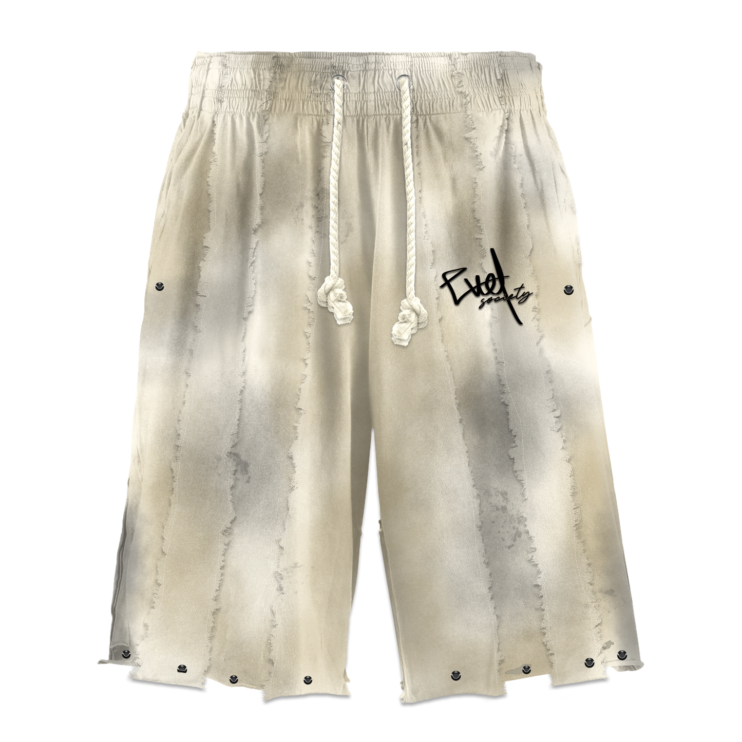 CREAM LAYERED SHORTS
