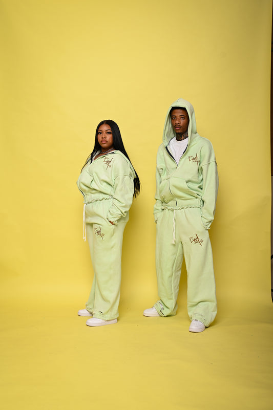 MINT GREEN “ EVL CURSIVE “ SET