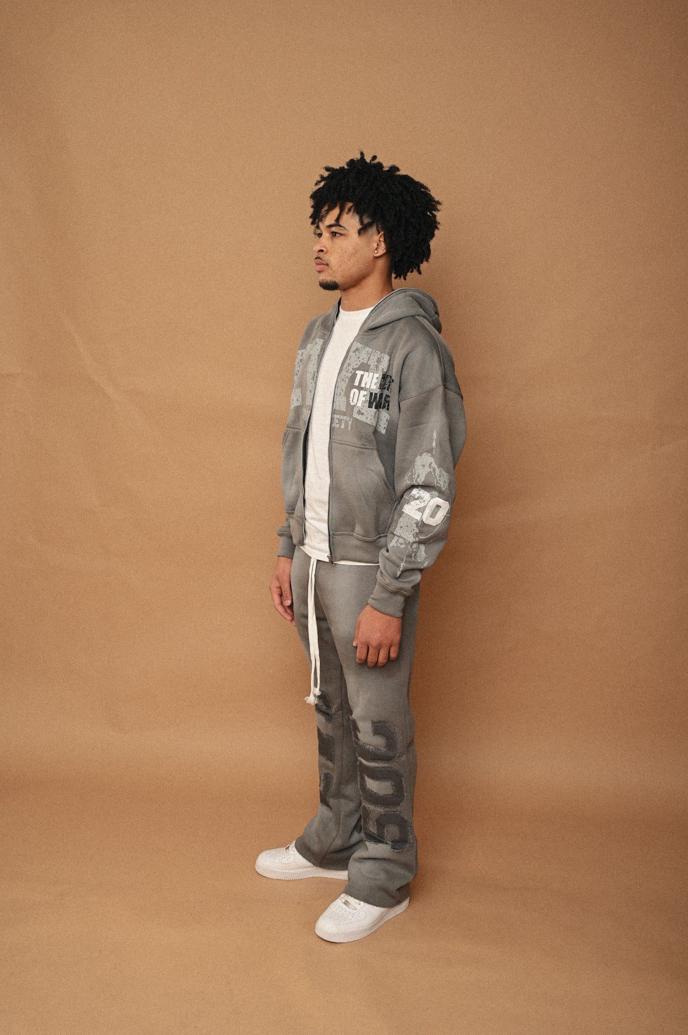 GREY “ ART OF WAR “ SWEATSUIT 2.0