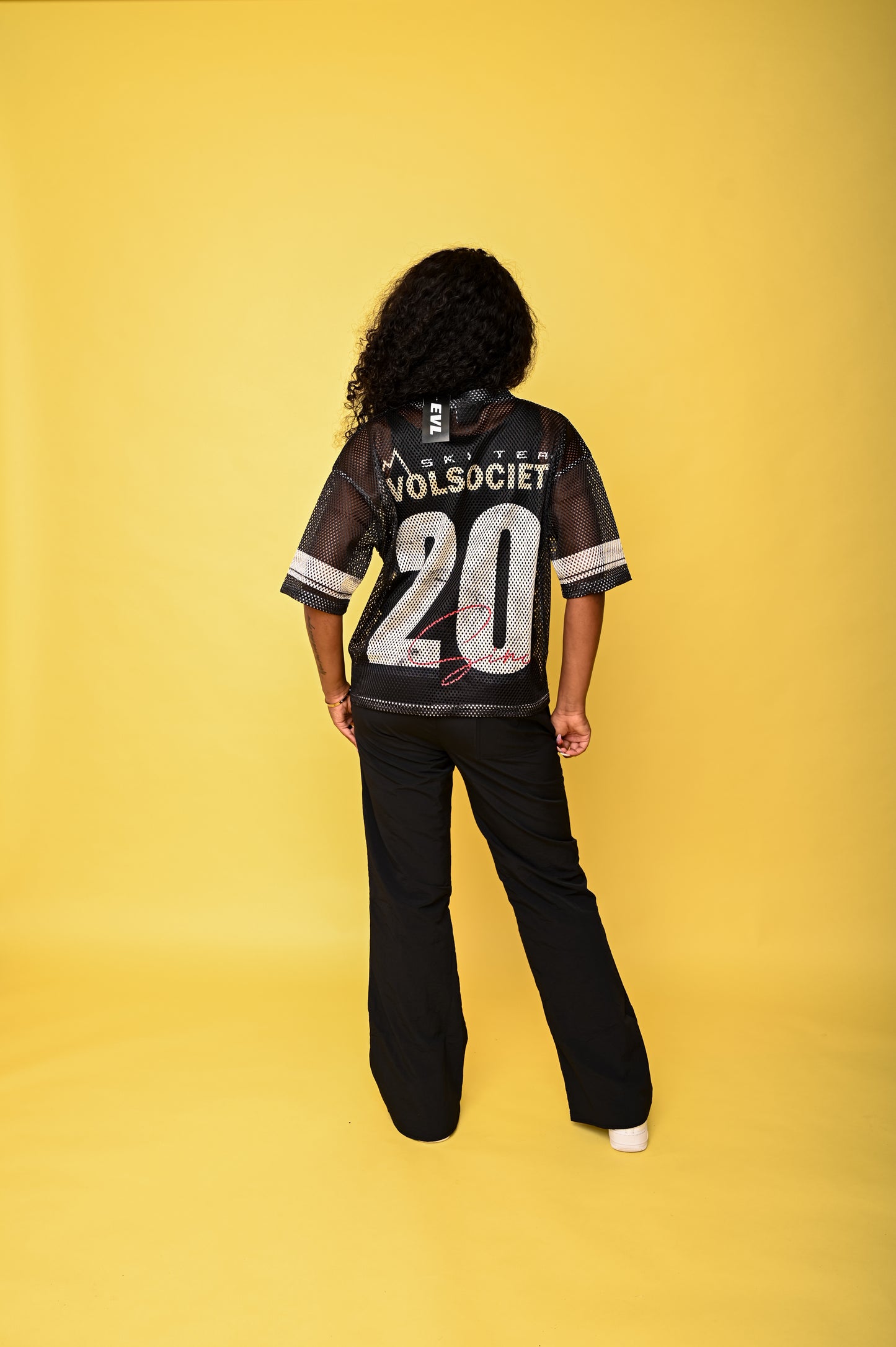 BLACK “EVL SKI “ JERSEY