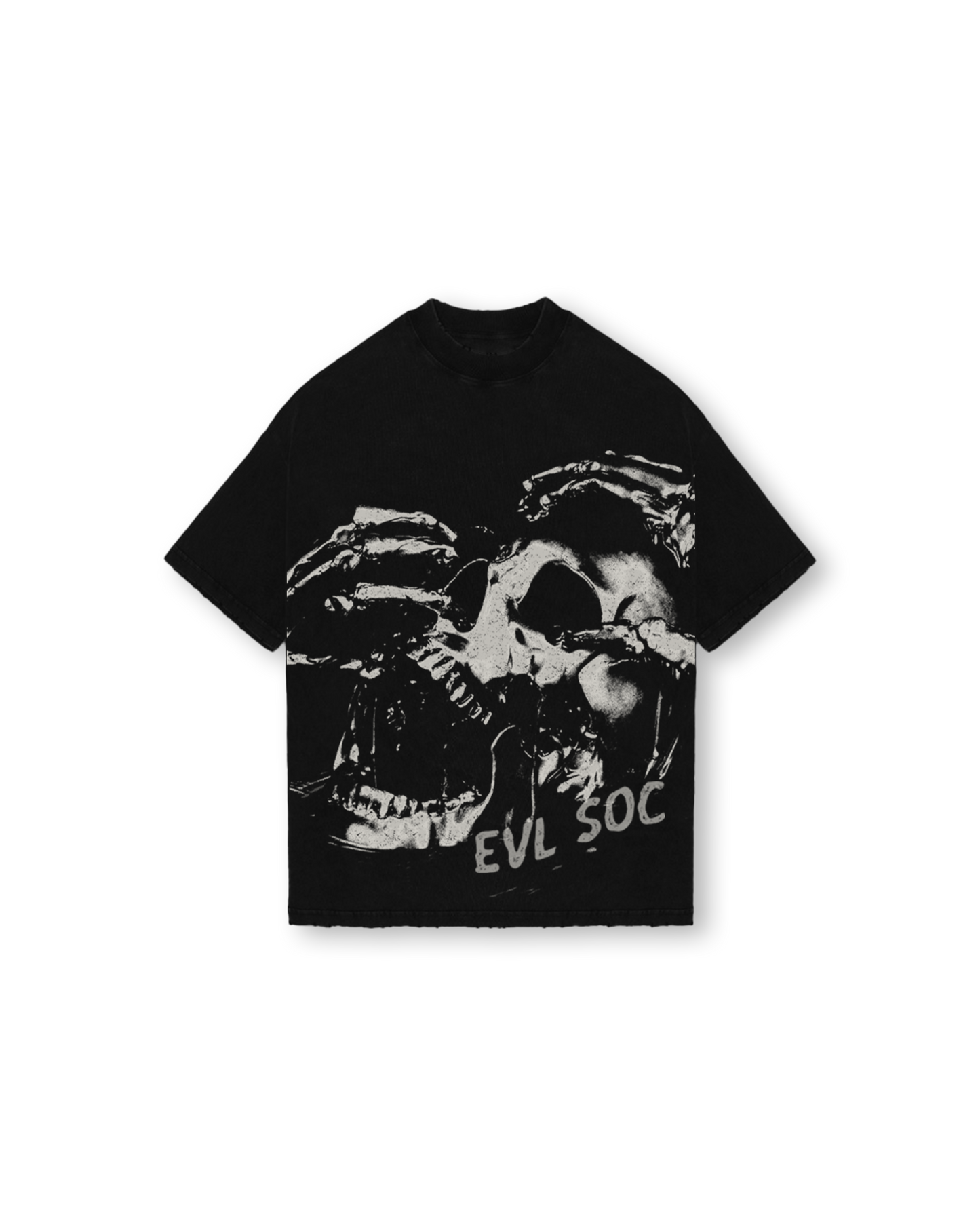 Black “EVL Skeleton” Oversized
