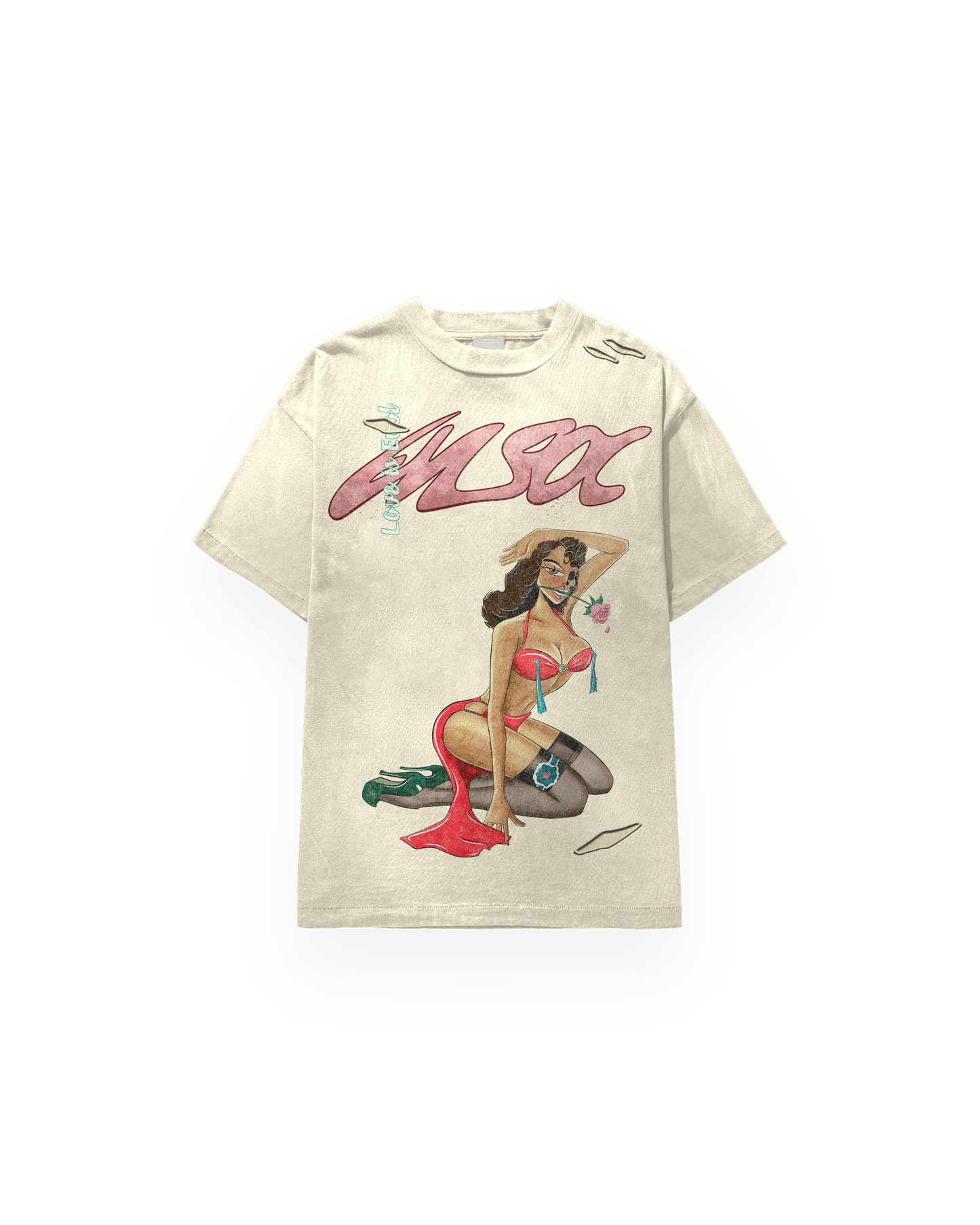 Cream “EVL Lady” Tee