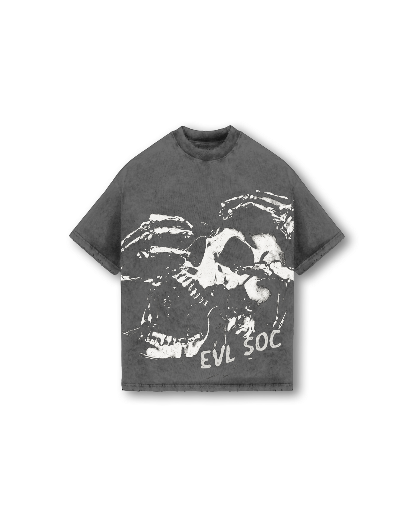 Grey “EVL Skeleton” Oversized