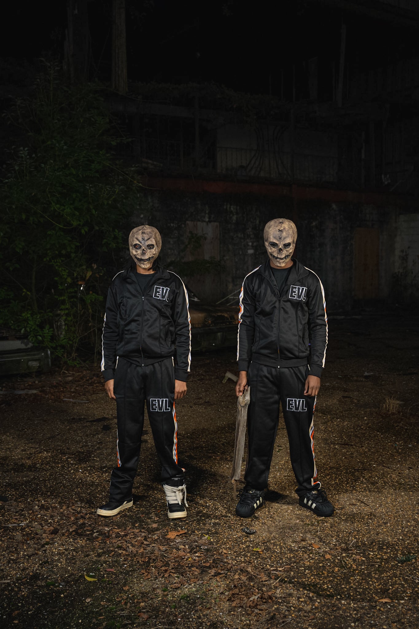 Black/Orange EVL Tracksuit