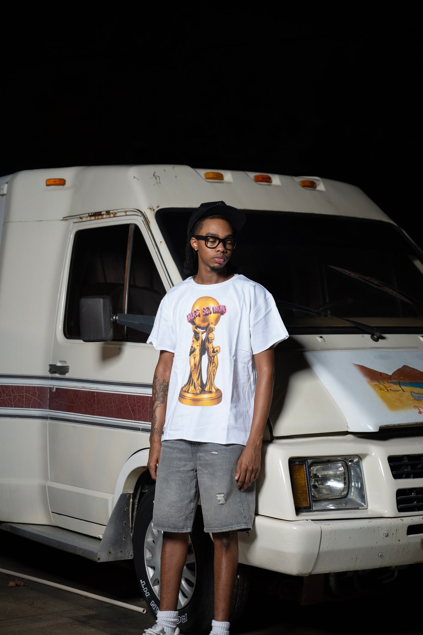 White Dsm Tee