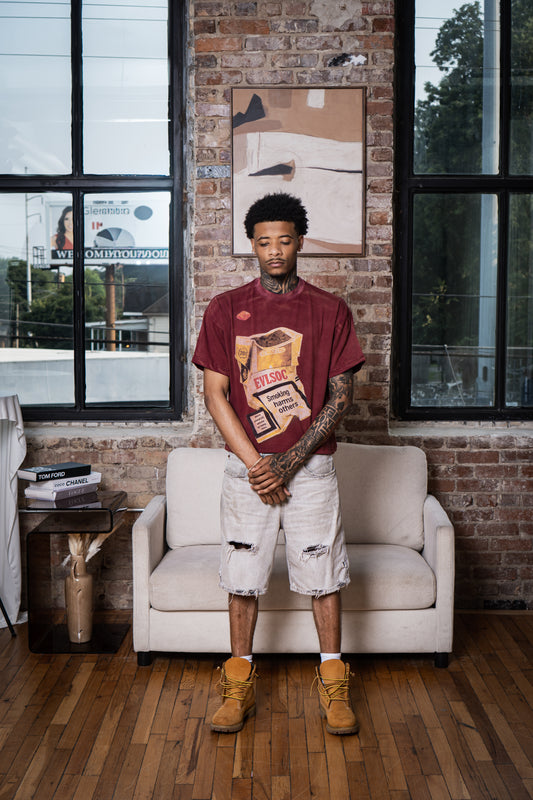Burgandy “ Smokers Choice “ Tee