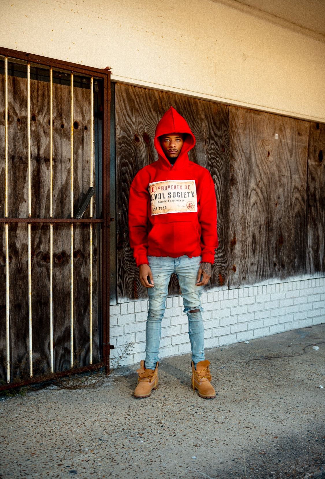 RED PROPERTY HOODIE