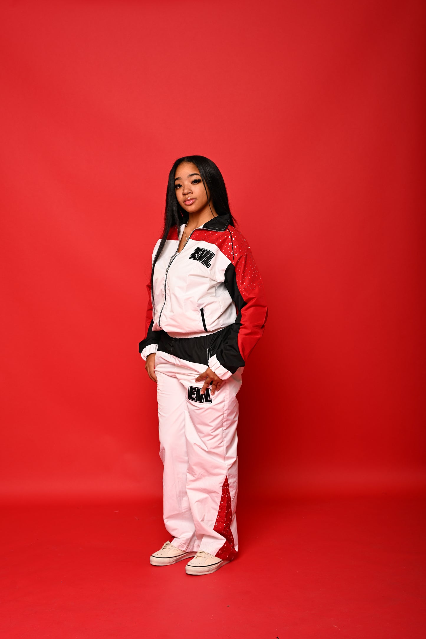 Red EVL Rhinestone set