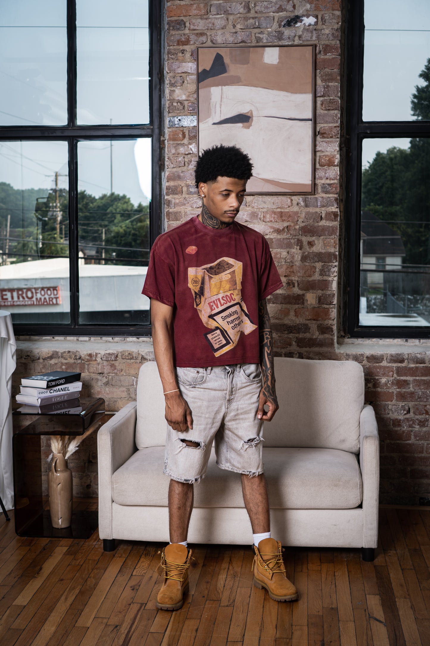 Burgandy “ Smokers Choice “ Tee