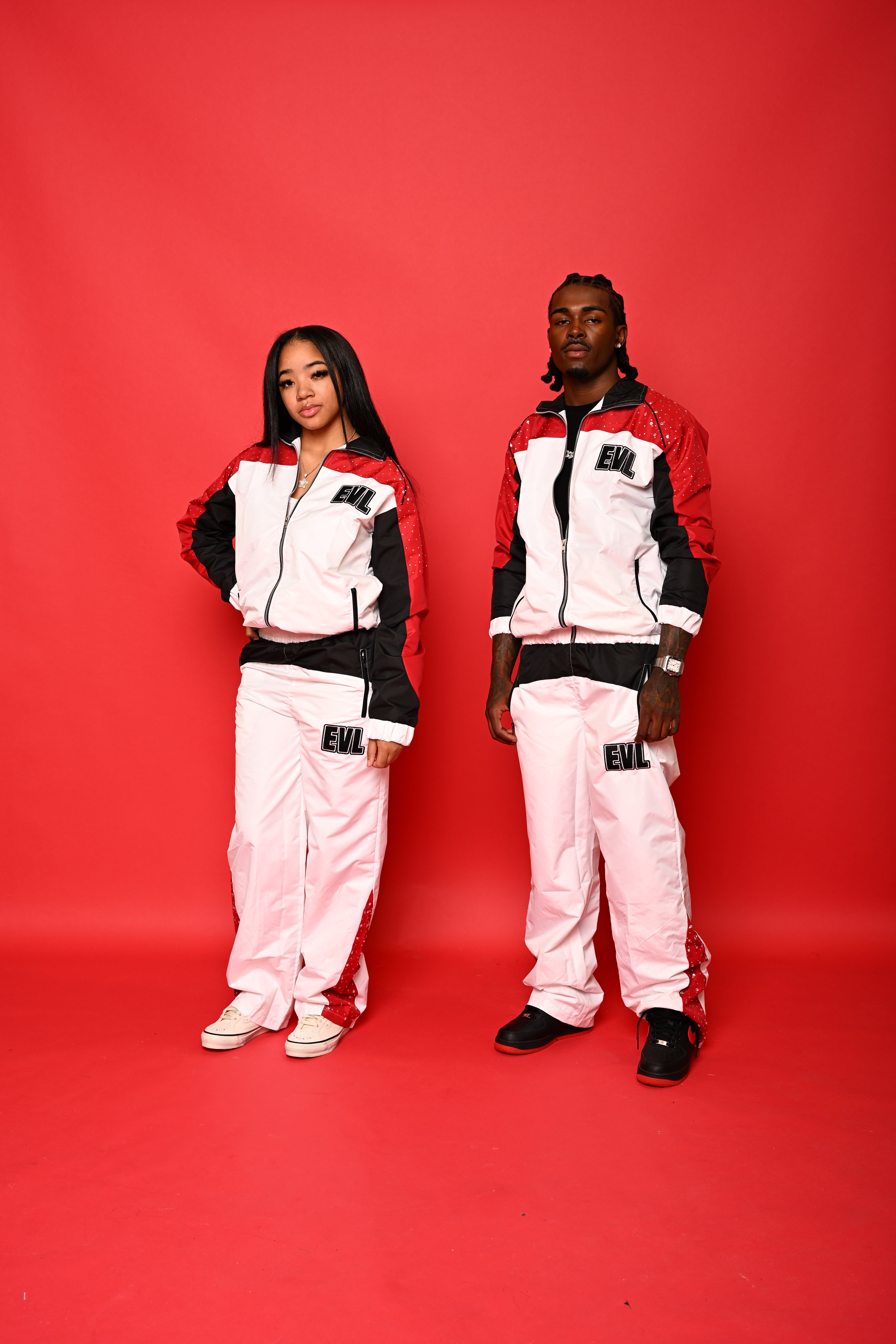 Red EVL Rhinestone set – Evol Society