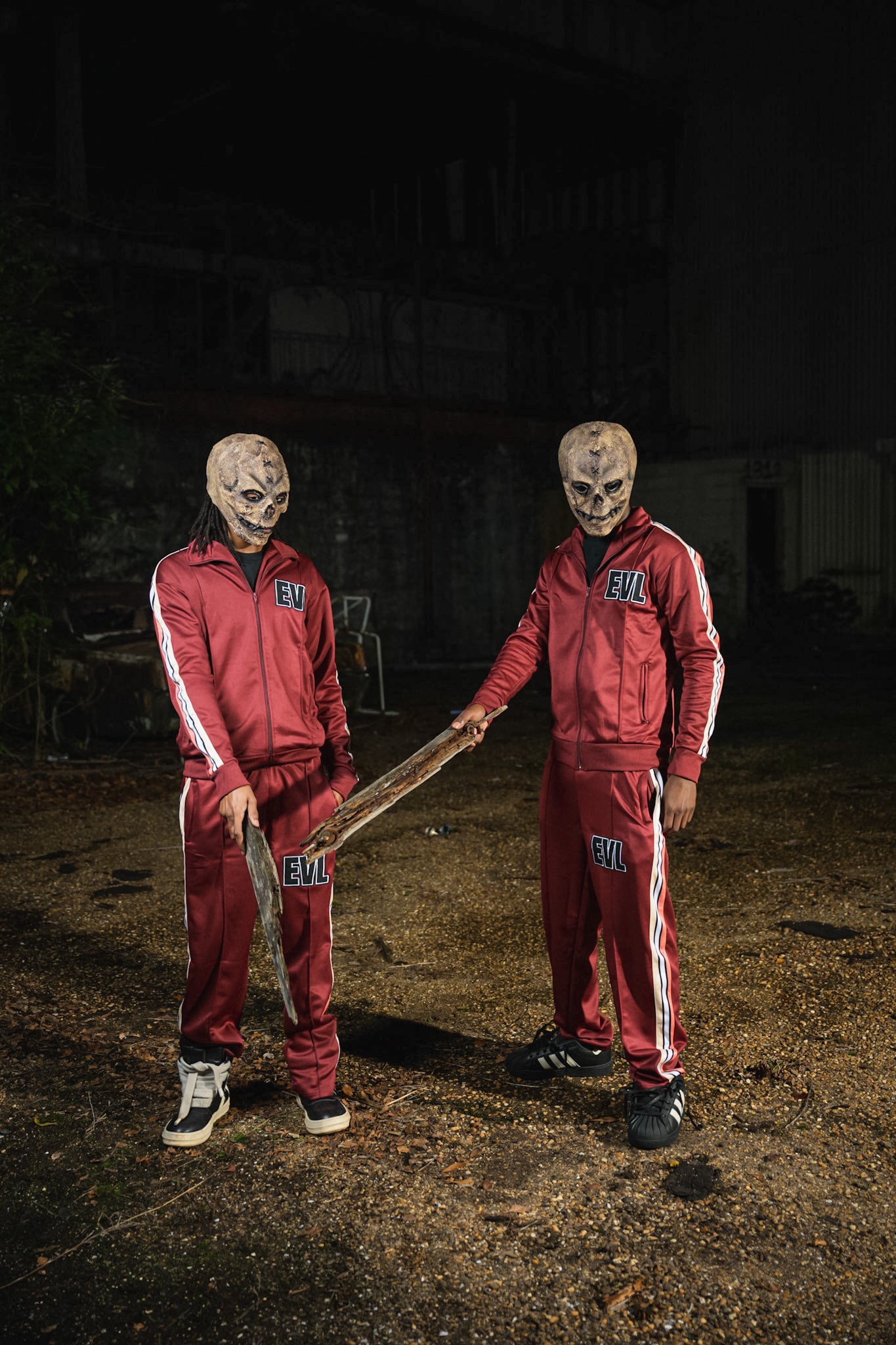 Red/Tan EVL Tracksuit