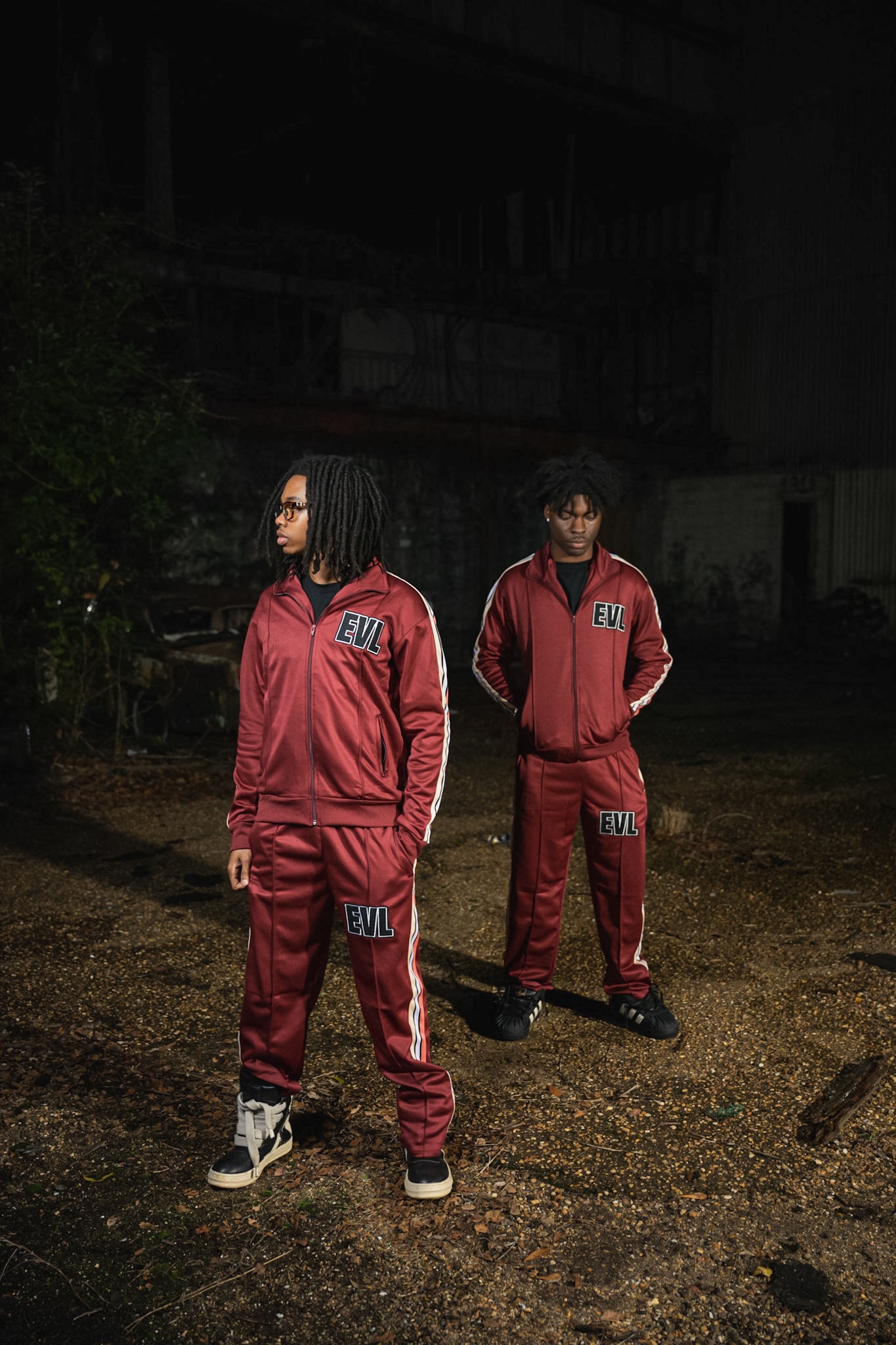 Red/Tan EVL Tracksuit