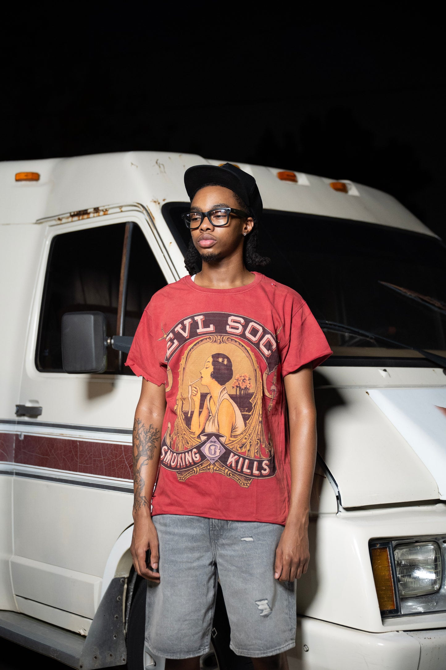 Red Smoking Kills Tee